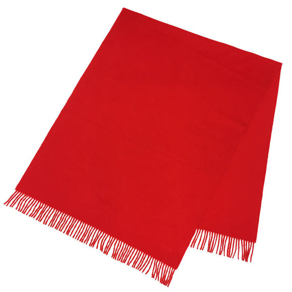 HERMES Red Scarf - Picture 1 of 3